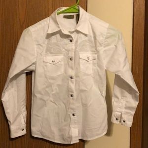 White western button down